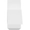 Ekena Millwork Eugene Architectural Grade PVC Gable Bracket, 36"W x 10 1/2"H x 6"D x 6"F, 7/12 Pitch GBP036X11X0606EUG00 - alternate 2